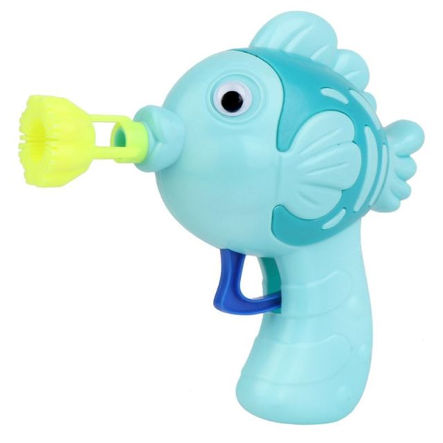 1Pc Cute Fish Soap Water Bubble Gun Bubble Blower Machine Toy For Kids Children Manual Gun 3.jpg 640x640 3 - Bubble Gun