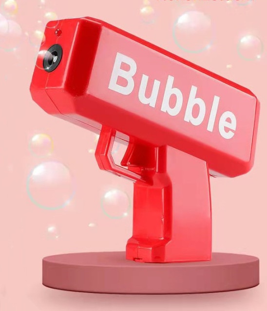 New Electric Bubble Machine Black Outdoor toy Bubble Gun Children Automatic Bubble Blowing Toys Gun Fan 1.jpg 640x640 1 - Bubble Gun
